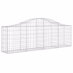 Cesti Gabbioni ad Arco 11 pz 200x30x60/80 cm Ferro Zincatocod mxl 76000 - Vista aggiuntiva 3