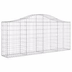 Cesti Gabbioni ad Arco 20 pz 200x30x80/100 cm Ferro Zincatocod mxl 75945 - Vista aggiuntiva 3