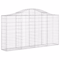 Cesti Gabbioni ad Arco 13 pz 200x30x100/120 cm Ferro Zincatocod mxl 123882 - Vista aggiuntiva 3