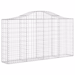 Cesti Gabbioni ad Arco 20 pz 200x30x100/120 cm Ferro Zincatocod mxl 75948 - Vista aggiuntiva 3