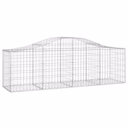 Cesti Gabbioni ad Arco 20 pz 200x50x60/80 cm Ferro Zincatocod mxl 99968 - Vista aggiuntiva 3