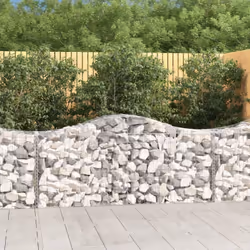 Questi pratici cesti di gabbioni sono stati progettati appositamente come barriere da giardino decorative e fonoassorbenti. M ...