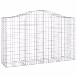 Cesti Gabbioni ad Arco 30 pz 200x50x120/140 cm Ferro Zincatocod mxl 75992 - Vista aggiuntiva 3