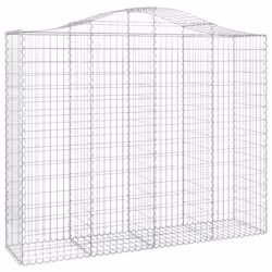 Cesti Gabbioni ad Arco 13 pz 200x50x160/180 cm Ferro Zincatocod mxl 99989 - Vista aggiuntiva 3
