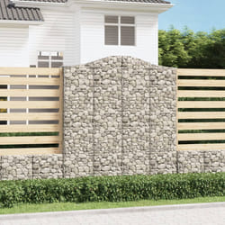 Cesti Gabbioni ad Arco 12 pz 200x50x220/240 cm Ferro Zincatocod mxl 75982