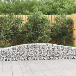 Cesti Gabbioni ad Arco 20 pz 400x30x40/60 cm Ferro Zincatocod mxl 76028