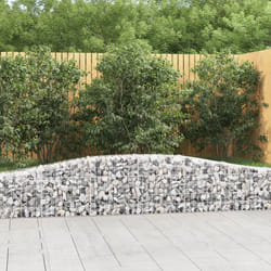 Cesti Gabbioni ad Arco 25 pz 400x30x40/60 cm Ferro Zincatocod mxl 123906