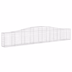 Cesti Gabbioni ad Arco 9 pz 400x30x60/80 cm Ferro Zincatocod mxl 76022 - Vista aggiuntiva 3
