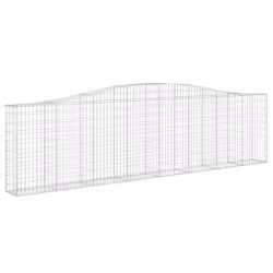 Cesti Gabbioni ad Arco 10 pz 400x30x100/120 cm Ferro Zincatocod mxl 123913 - Vista aggiuntiva 3