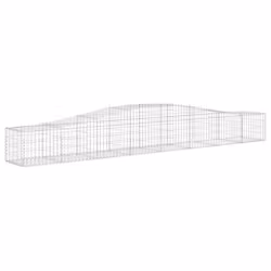 Cesti Gabbioni ad Arco 8 pz 400x50x40/60 cm Ferro Zincatocod mxl 76036 - Vista aggiuntiva 3