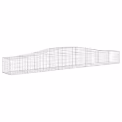 Cesti Gabbioni ad Arco 10 pz 400x50x40/60 cm Ferro Zincatocod mxl 125111 - Vista aggiuntiva 3