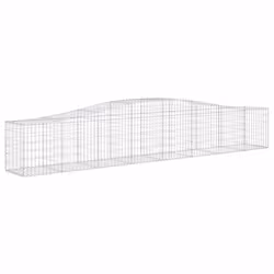 Cesti Gabbioni ad Arco 6 pz 400x50x60/80 cm Ferro Zincatocod mxl 100008 - Vista aggiuntiva 3