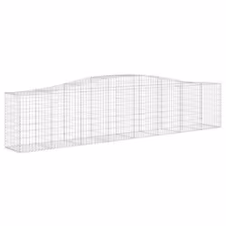 Cesti Gabbioni ad Arco 2 pz 400x50x80/100 cm Ferro Zincatocod mxl 100021 - Vista aggiuntiva 3
