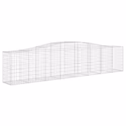 Cesti Gabbioni ad Arco 5 pz 400x50x80/100 cm Ferro Zincatocod mxl 123934 - Vista aggiuntiva 3