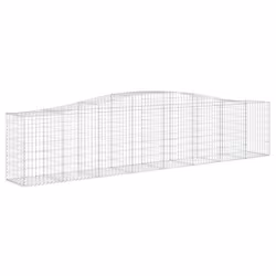 Cesti Gabbioni ad Arco 9 pz 400x50x80/100 cm Ferro Zincatocod mxl 123946 - Vista aggiuntiva 3
