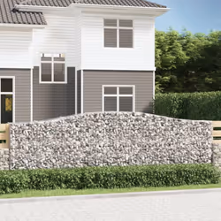 Questi pratici cesti di gabbioni sono stati progettati appositamente come barriere da giardino decorative e fonoassorbenti. M ...