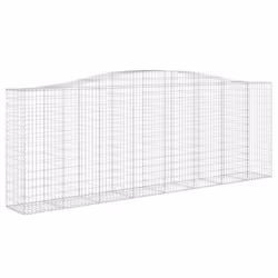 Cesti Gabbioni ad Arco 6 pz 400x50x140/160 cm Ferro Zincatocod mxl 123948 - Vista aggiuntiva 3