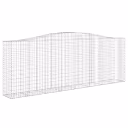 Cesti Gabbioni ad Arco 9 pz 400x50x140/160 cm Ferro Zincatocod mxl 76037 - Vista aggiuntiva 3