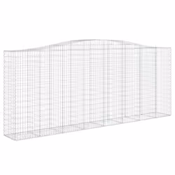 Cesti Gabbioni ad Arco 7 pz 400x50x160/180 cm Ferro Zincatocod mxl 123950 - Vista aggiuntiva 3