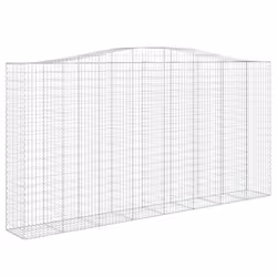 Cesti Gabbioni ad Arco 4 pz 400x50x200/220 cm Ferro Zincatocod mxl 123962 - Vista aggiuntiva 3