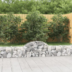 Vidaxl - Cesti Gabbioni ad Arco 7 pz 200x30x40/60 cm Ferro Zincato 200472