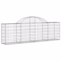 Cesti Gabbioni ad Arco 14 pz 200x30x60/80 cm Ferro Zincatocod mxl 125131 - Vista aggiuntiva 3