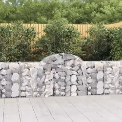 Questi pratici cesti di gabbioni sono stati progettati appositamente come barriere da giardino decorative e fonoassorbenti. M ...