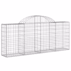 Cesti Gabbioni ad Arco 7 pz 200x30x80/100 cm Ferro Zincatocod mxl 123980 - Vista aggiuntiva 3