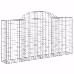 Cesti Gabbioni ad Arco 14 pz 200x30x100/120 cm Ferro Zincatocod mxl 77128 - Vista aggiuntiva 3