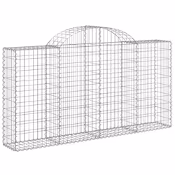 Cesti Gabbioni ad Arco 18 pz 200x30x100/120 cm Ferro Zincatocod mxl 123990 - Vista aggiuntiva 3