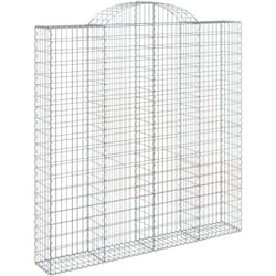 Vidaxl - Cesti Gabbioni ad Arco 2 pz 200x30x200/220 cm Ferro Zincato
