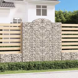 Questi pratici cesti di gabbioni sono stati progettati appositamente come barriere da giardino decorative e fonoassorbenti. M ...