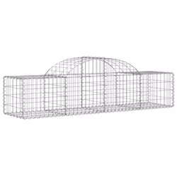 Cesti Gabbioni ad Arco 20 pz 200x50x40/60 cm Ferro Zincatocod mxl 77222 - Vista aggiuntiva 3