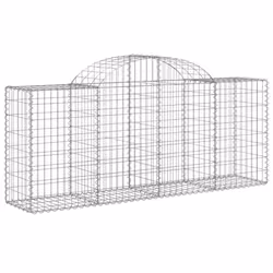Cesti Gabbioni ad Arco 11 pz 200x50x80/100 cm Ferro Zincatocod mxl 100074 - Vista aggiuntiva 3