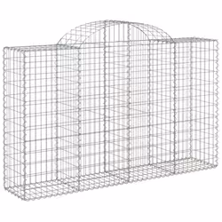 Cesti Gabbioni ad Arco 25 pz 200x50x120/140 cm Ferro Zincatocod mxl 100075 - Vista aggiuntiva 3