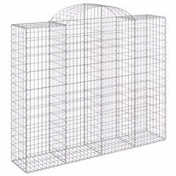 Cesti Gabbioni ad Arco 14 pz 200x50x160/180 cm Ferro Zincatocod mxl 101119 - Vista aggiuntiva 3