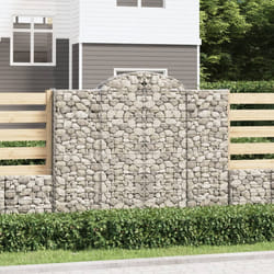 Cesti Gabbioni ad Arco 18 pz 200x50x160/180 cm Ferro Zincatocod mxl 101189