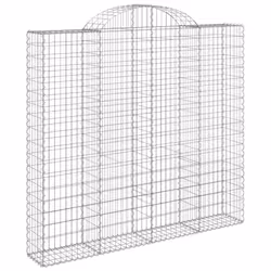 Cesti Gabbioni ad Arco 3 pz 200x50x180/200 cm Ferro Zincatocod mxl 100088 - Vista aggiuntiva 3