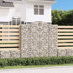 Questi pratici cesti di gabbioni sono stati progettati appositamente come barriere da giardino decorative e fonoassorbenti. M ...
