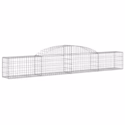 Cesti Gabbioni ad Arco 7 pz 300x30x40/60 cm Ferro Zincatocod mxl 100069 - Vista aggiuntiva 3