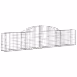 Cesti Gabbioni ad Arco 4 pz 300x30x60/80 cm Ferro Zincatocod mxl 101101 - Vista aggiuntiva 3