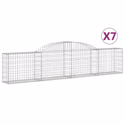 Cesti Gabbioni ad Arco 7 pz 300x30x60/80 cm Ferro Zincatocod mxl 76104 - Vista aggiuntiva 2