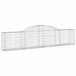 Cesti Gabbioni ad Arco 13 pz 300x30x60/80 cm Ferro Zincatocod mxl 124021 - Vista aggiuntiva 3