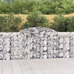 Questi pratici cesti di gabbioni sono stati progettati appositamente come barriere da giardino decorative e fonoassorbenti. M ...