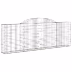 Cesti Gabbioni ad Arco 5 pz 300x30x100/120 cm Ferro Zincatocod mxl 124034 - Vista aggiuntiva 3