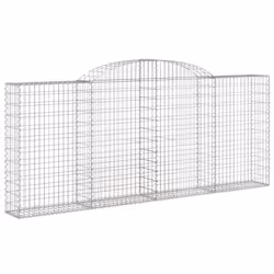 Cesti Gabbioni ad Arco 11 pz 300x30x120/140 cm Ferro Zincatocod mxl 76105 - Vista aggiuntiva 3