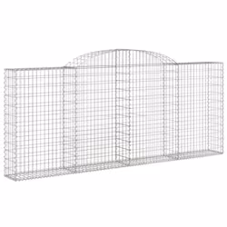 Cesti Gabbioni ad Arco 12 pz 300x30x120/140 cm Ferro Zincatocod mxl 101204 - Vista aggiuntiva 3