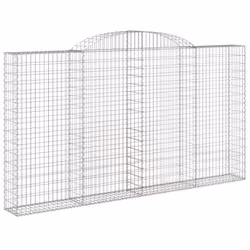 Cesti Gabbioni ad Arco 4 pz 300x30x160/180 cm Ferro Zincatocod mxl 100113 - Vista aggiuntiva 3