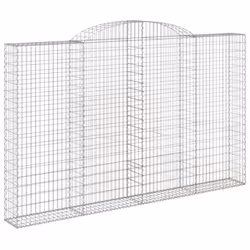 Cesti Gabbioni ad Arco 5 pz 300x30x180/200 cm Ferro Zincatocod mxl 100110 - Vista aggiuntiva 3