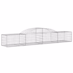 Cesti Gabbioni ad Arco 5 pz 300x50x40/60 cm Ferro Zincatocod mxl 100114 - Vista aggiuntiva 3